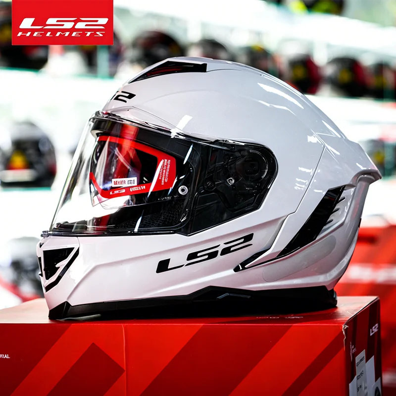 2026 LS2 FF818 Motorcycle Helmets Full Face Double Lens Off-road Racing Helmet Men Breathable Cascos Para Moto DOT Casco Moto