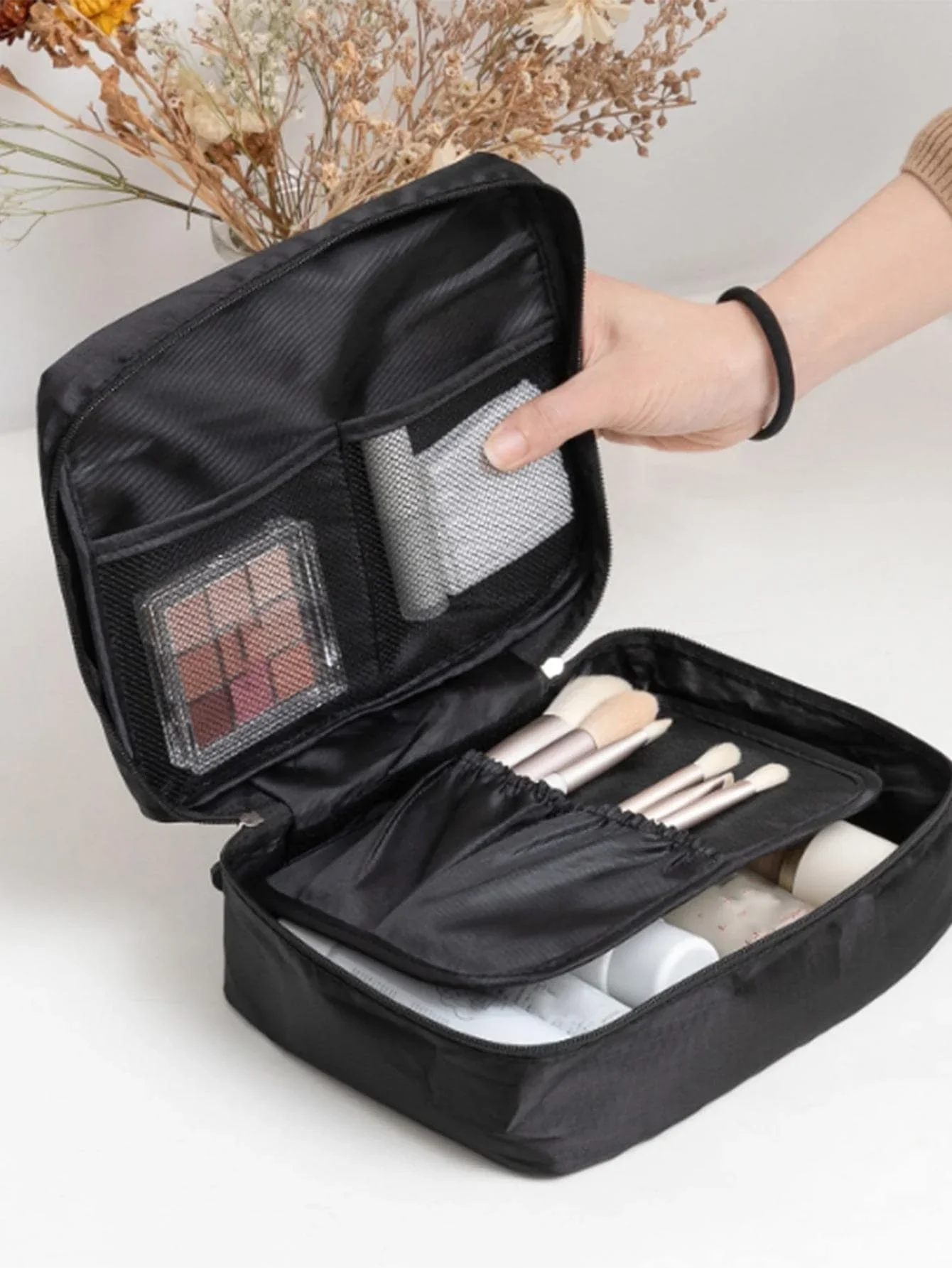1PC-Multifunction Travel Cosmetic Bag Women Waterproof Cosmetic MakeUp Bag Travel Organizer Female Storage Make Up Cases