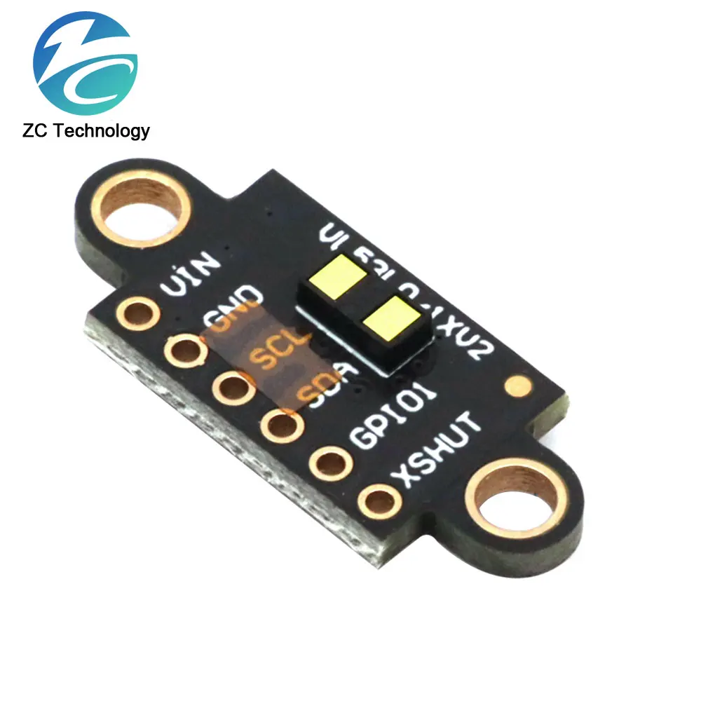 VL53L1X Laser Ranging Flight Time Sensor Module 3V-5V Distance 400cm Measurement Extension Board Module For Arduino