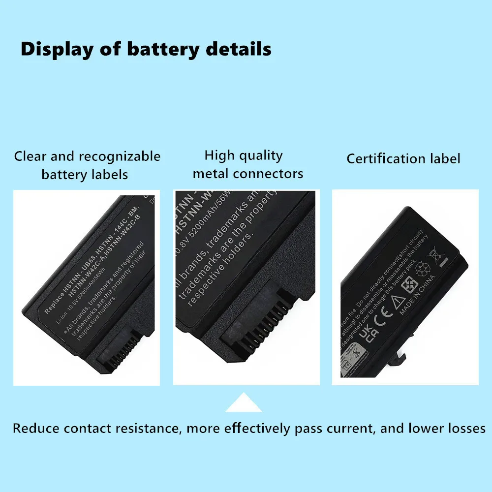 Laptop Battery FOR HP ProBook 6440b 6445b 6450b 6540b 6545b 6550b HSTNN-LB0E HSTNN-UB68 HSTNN-UB69 HSTNN-XB0E HSTNN-XB24