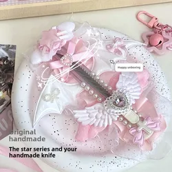 Galaxy and You Hand Made Knife with High Value Ins Pink Utility Knife Out of The Box To Shoot Video Express Knife Maths Set