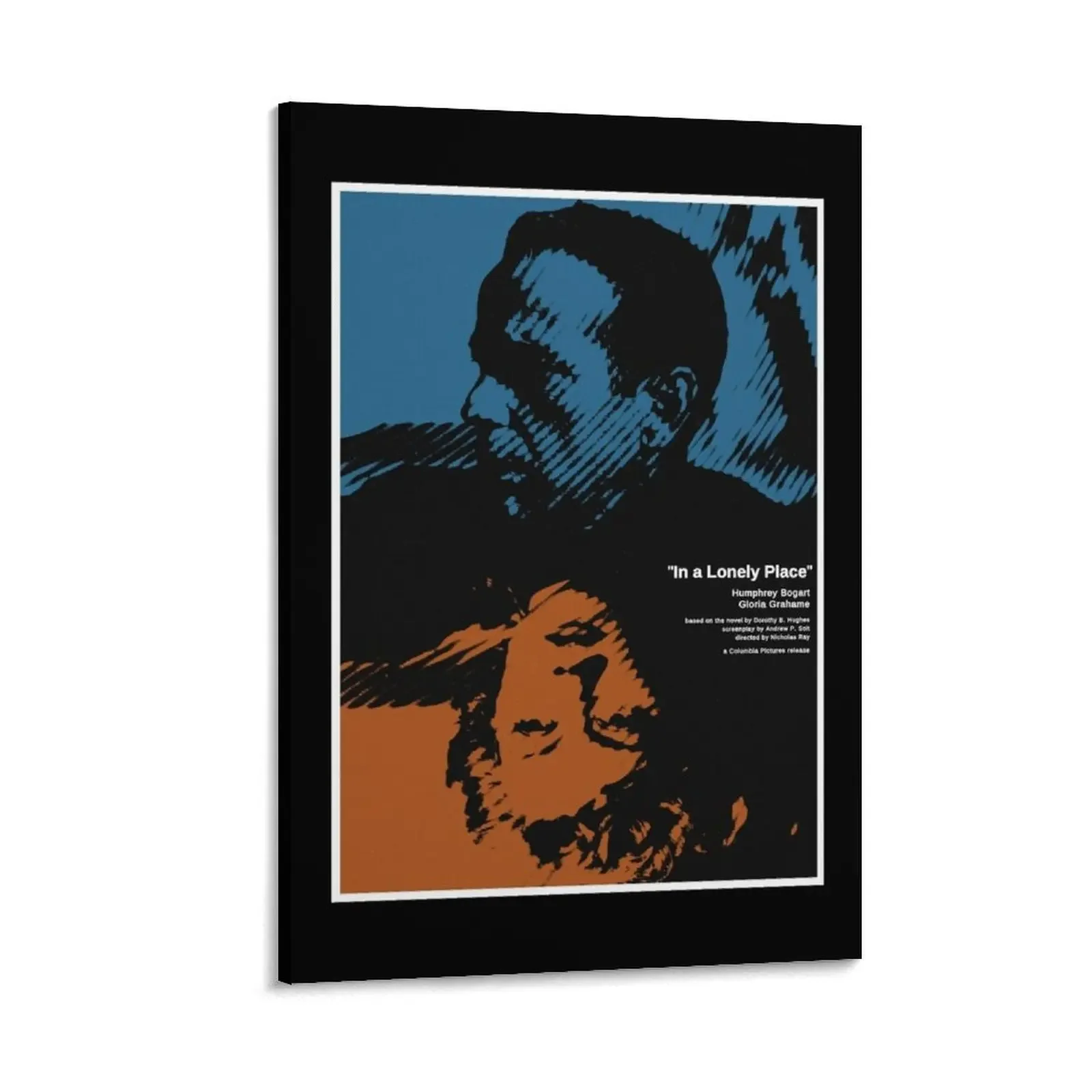 

In a Lonely Place (1950) - Movie poster design Canvas Painting stickers & posters