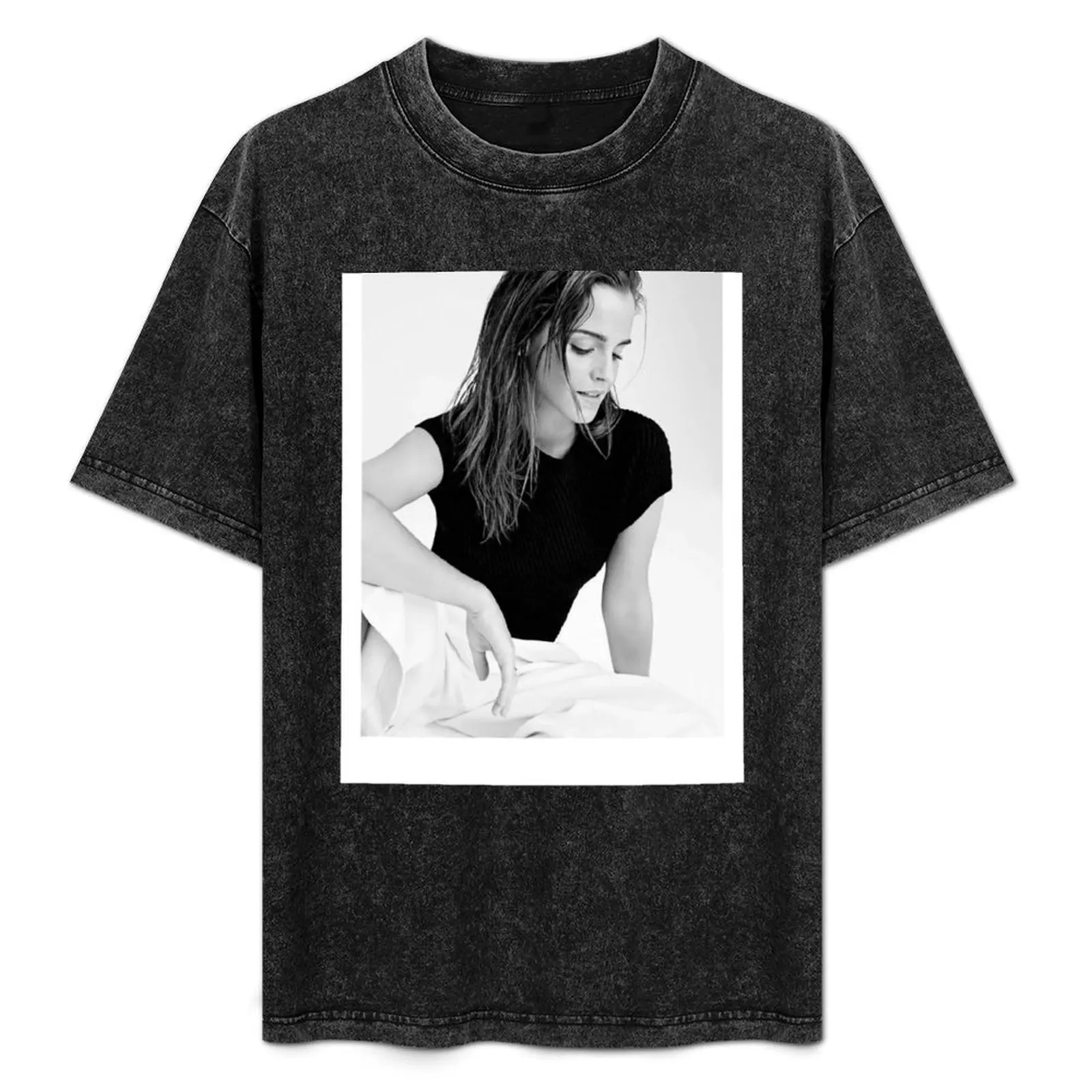 

Emma Watson T-Shirt Plus Size Loose Short Sleeve Top