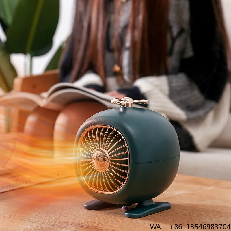Hot Selling  Hot Fast Warm  PTC Ceramic 400 Watt Electric Table Portable Hand and Foot Colorful Mini Fan Heater