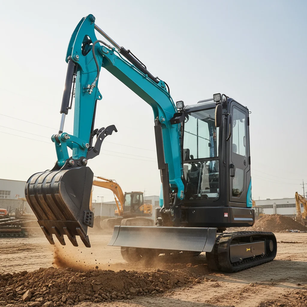 

Customize Agricultural Mini Digger 1 Ton Crawler Excavator EPA Engine Small Equipment