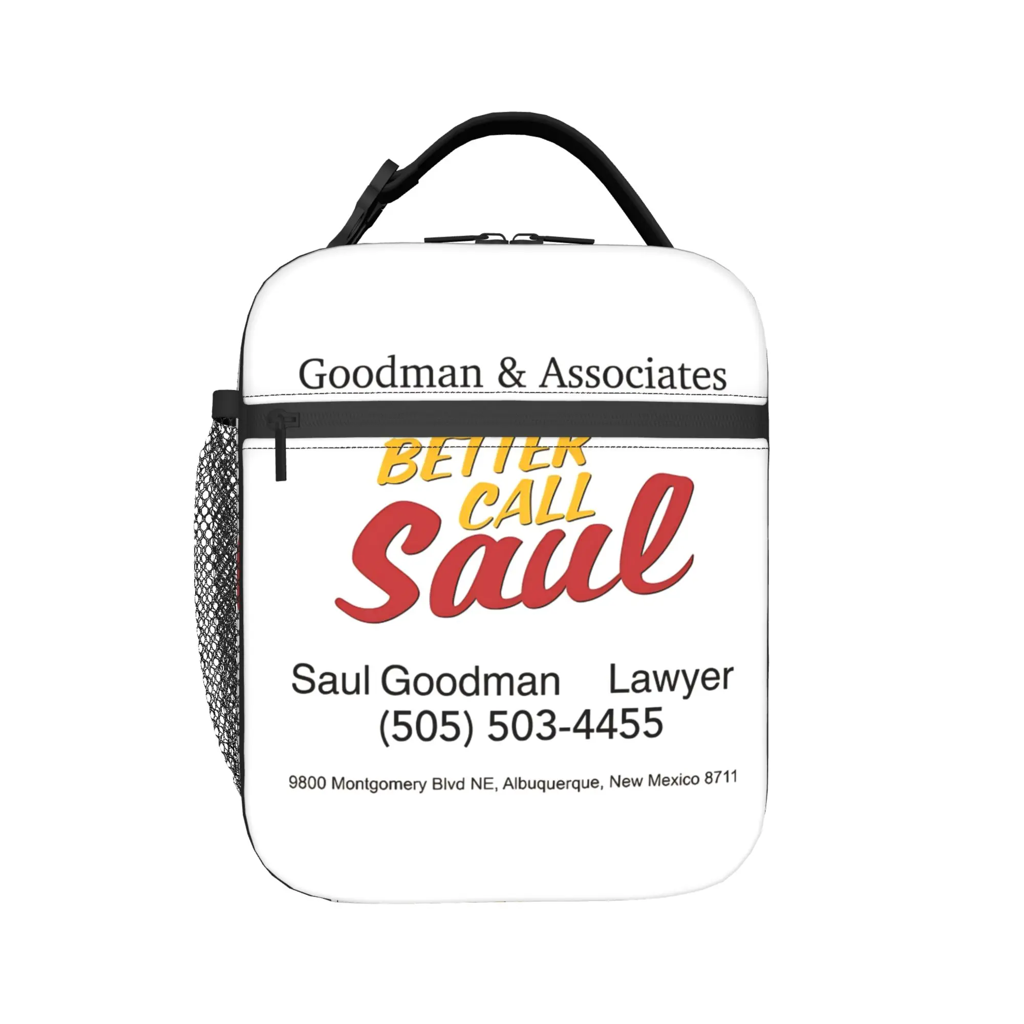 Breaking Bad Better Call Saul Commerce Lunch Bag Cute Lunch Box For Unisex Office Cooler Bag Oxford Print Thermal Tote Handbags