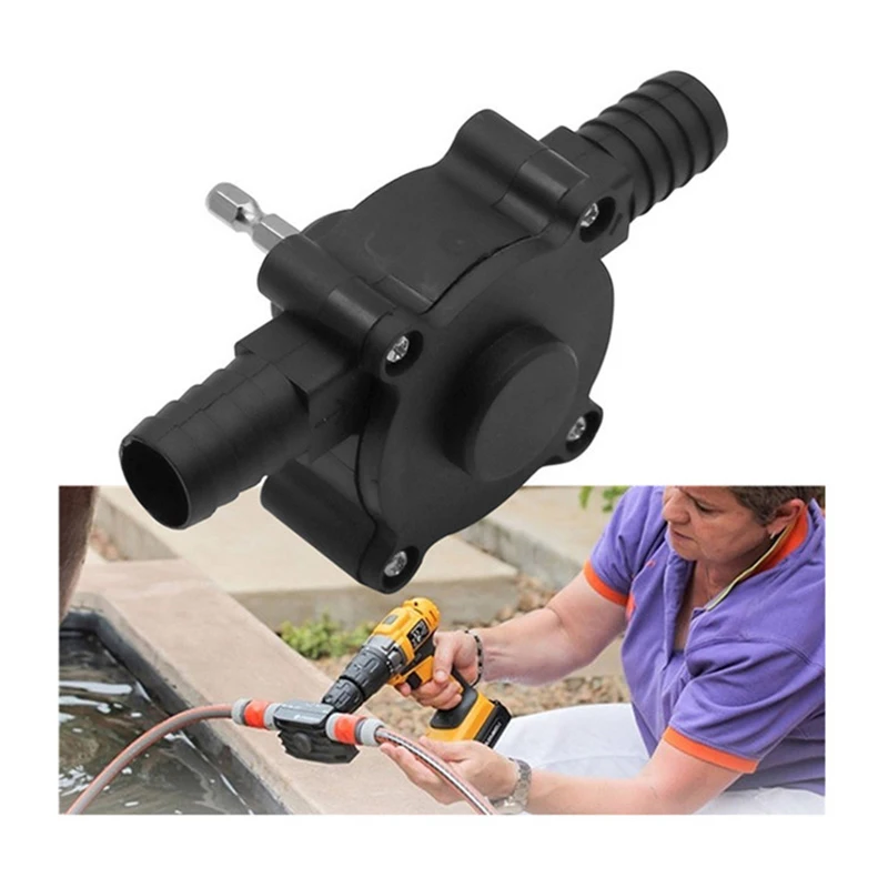 Household Portable Electric Mini Drill Pump Diesel Oil Fluid Water Pump Fish Pond Aquarium Water Pump Tank Fountain Outdoor Tool