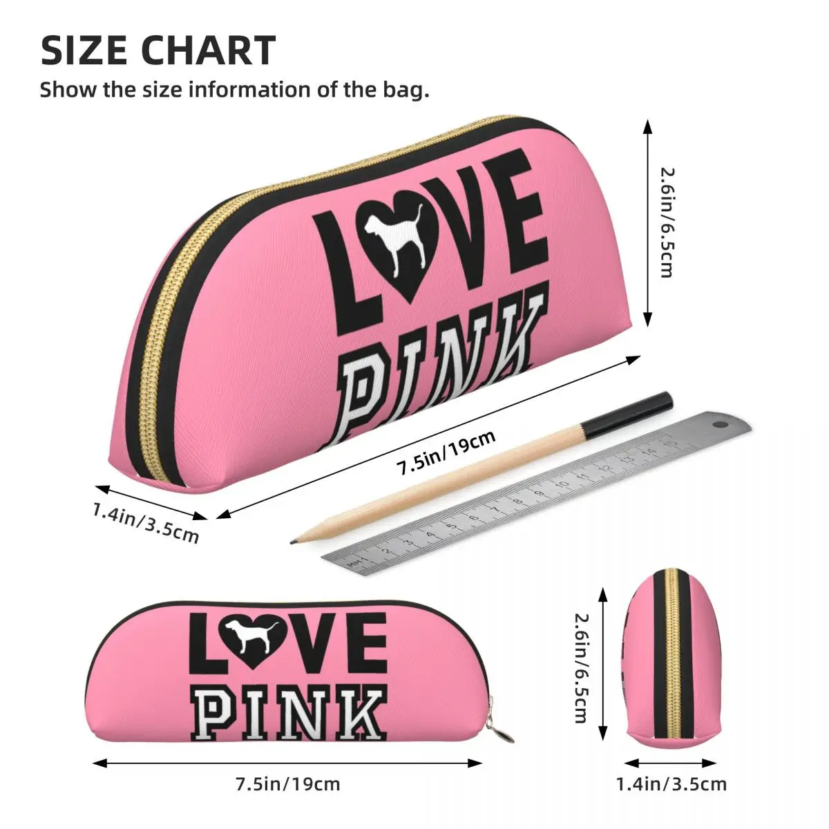 愛ピンク鉛筆ケース鉛筆ポーチ収納文具用品大容量ペンボックス鉛筆バッグ子供のためのギフト