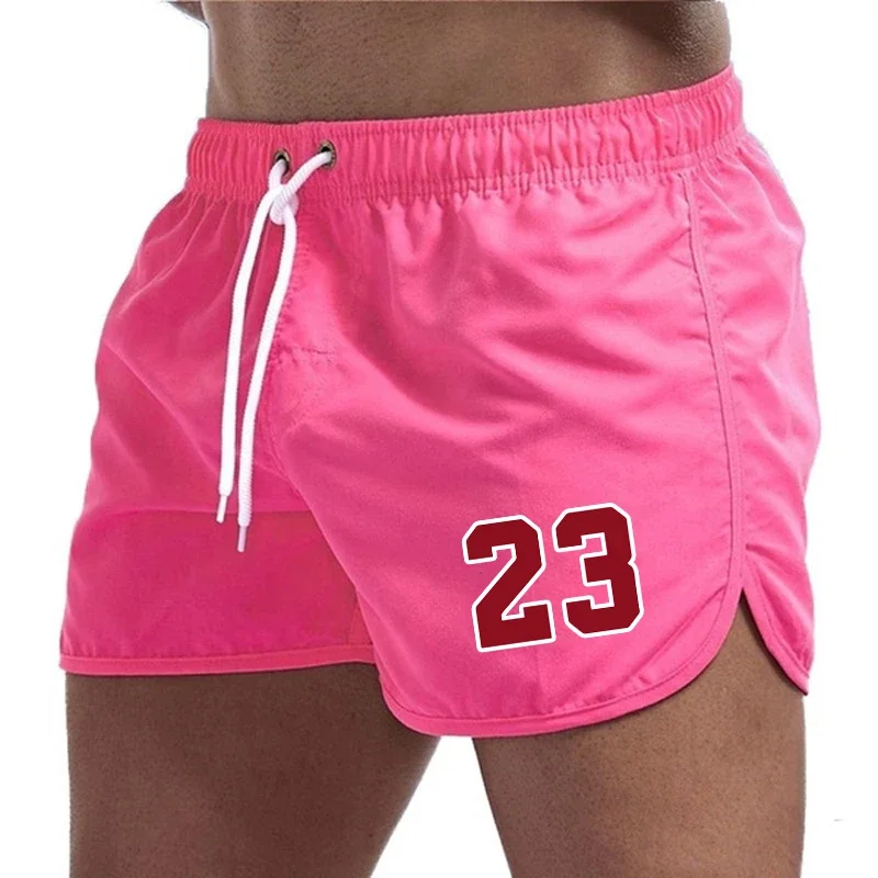 

Мужские летние пляжные шорты с принтом, повседневные плавательные шорты, хит продаж 2026, быстросохнущие спортивные шорты для серфинга и плавания