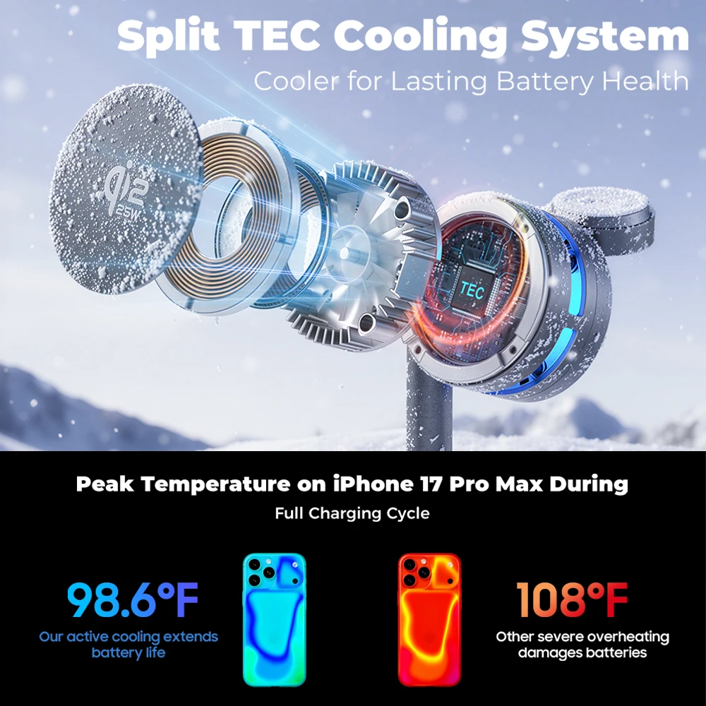 ICE Cooling Qi2.2 25W 3 in 1 S - Smartwatch Ac ulasan dan harga
