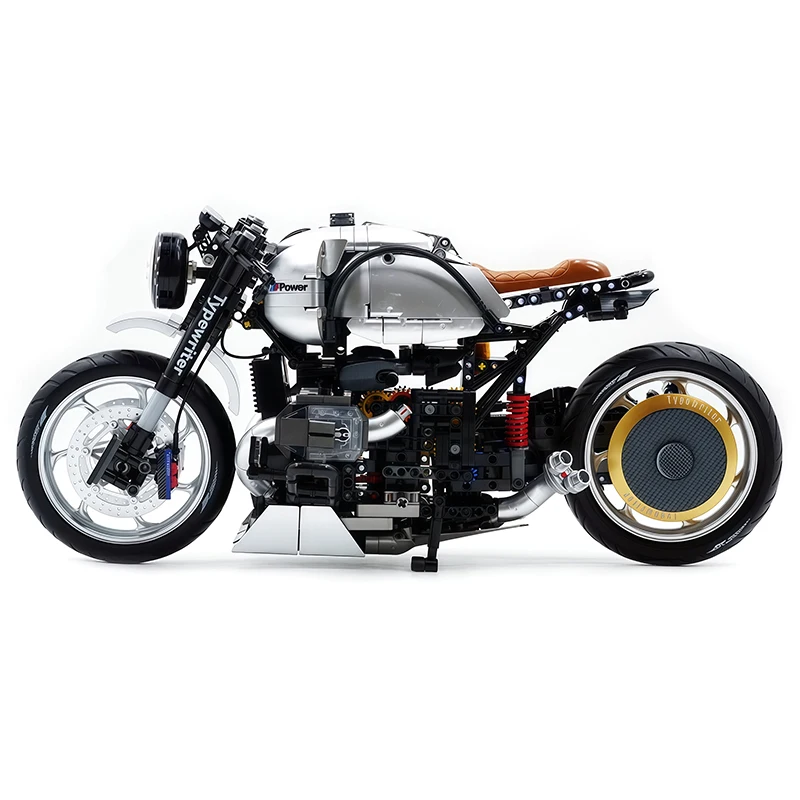 الراقية الفاخرة KBOX 10546 MOC التقنية 1:5 دراجة نارية اللبنات الجمعية الطوب نموذج لتقوم بها بنفسك اللعب الصبي هدية الكريسماس الاطفال #4