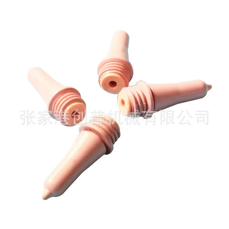 Food-grade calf nipple with threaded feeding nipple Specialized nipple for calf feeding equipment