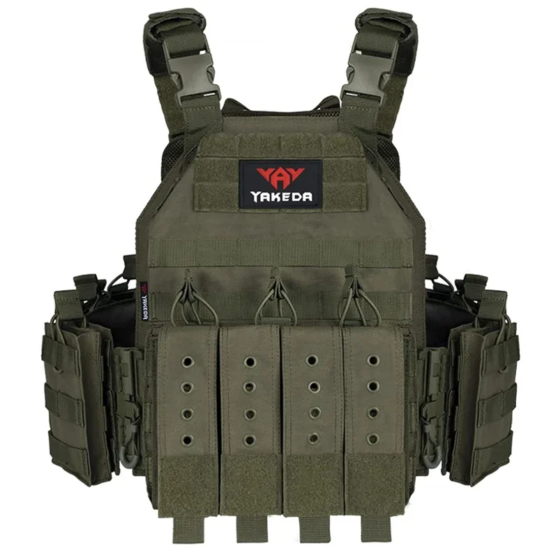 

Yakuda Quick-release Tactical Vest, Outdoor CS Protective Equipment, 6094 Combat Tactical Vest Camouflage Uniform Gillet Tattico