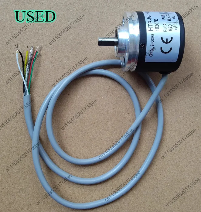 Htr-w-100-2 photoelectric encoder, model 10207e, functionally tested and in good working order. actual product photos