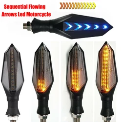 Motorcycle Turn Signals Light Blinker Lamp Arrows LED Turn Signal Lamp 12V 10mm Sequential Flowing Flash Indicator Lights