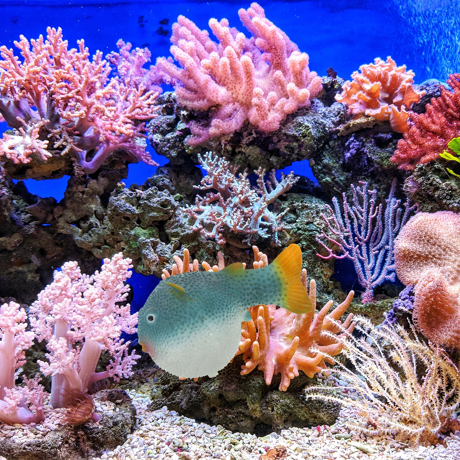 

Night Glow Simulation Fish Green Aquarium Decoration Fish Tank Silicone Lifelike Fluorescent Pets Waterproof