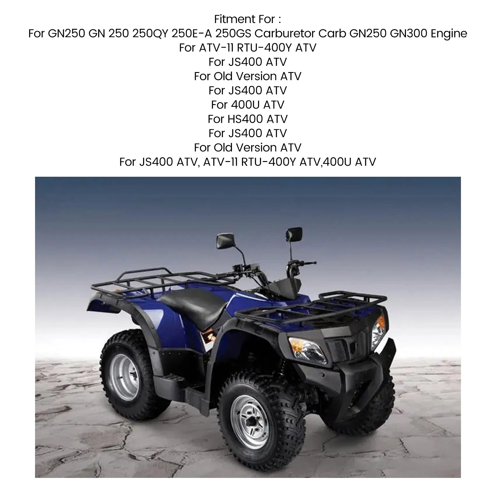 

Компактный мотоциклетный карбюратор для Suzuki GN250 GN300 для Sr250 Roketa Jianshe JS400-7 Hensim HS400