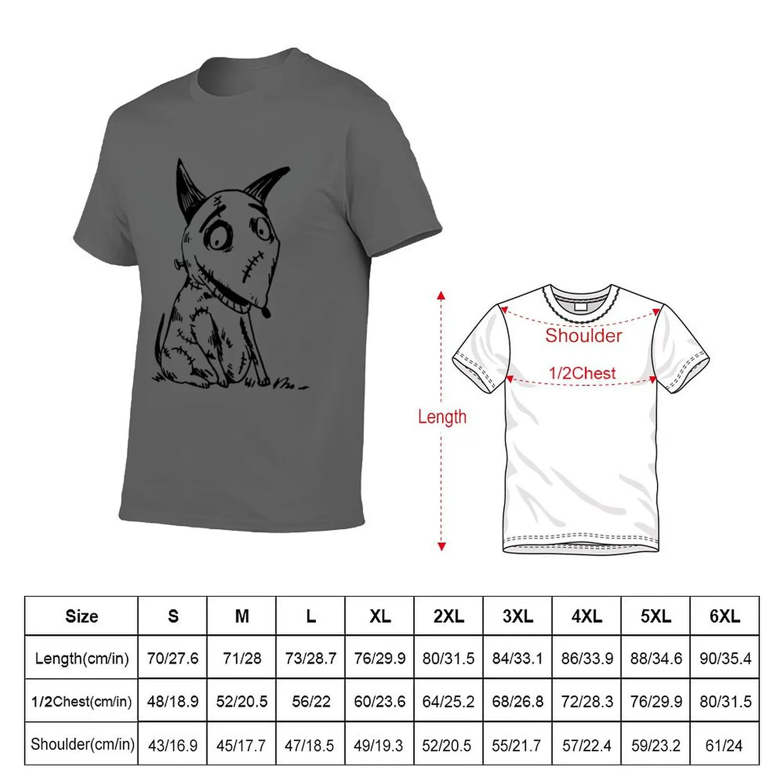 Frankenweenie - Retro (1) T-Shirt man t shirts for men casual t shirts for man cotton funny mens graphic t shirts T-Shirt