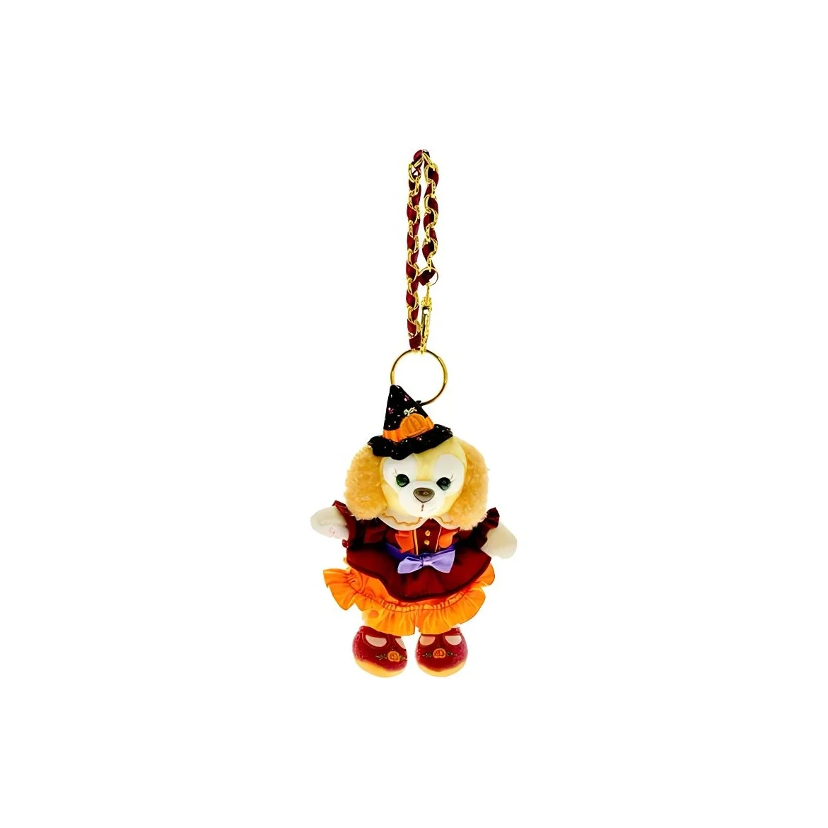 Colección de Halloween de Disney Duffy y sus Amigos, Muñecos de Peluche CookieAnn 2024, 15 cm de Altura, Disney Hong Kong, Disney-2409-0003