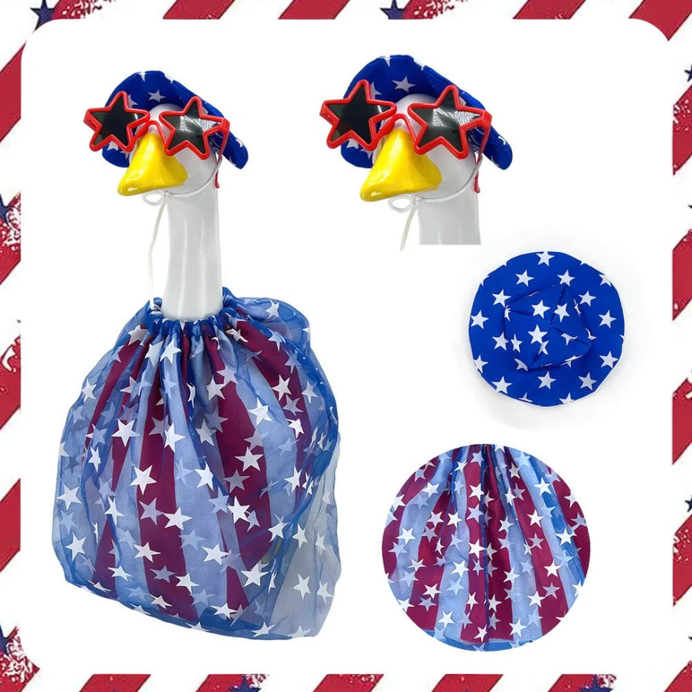 Day Goose Outfit Tutu Dress Costume For 23 Inch Yard Lawn Decoration Garden Party Holiday Seasonal Apparel