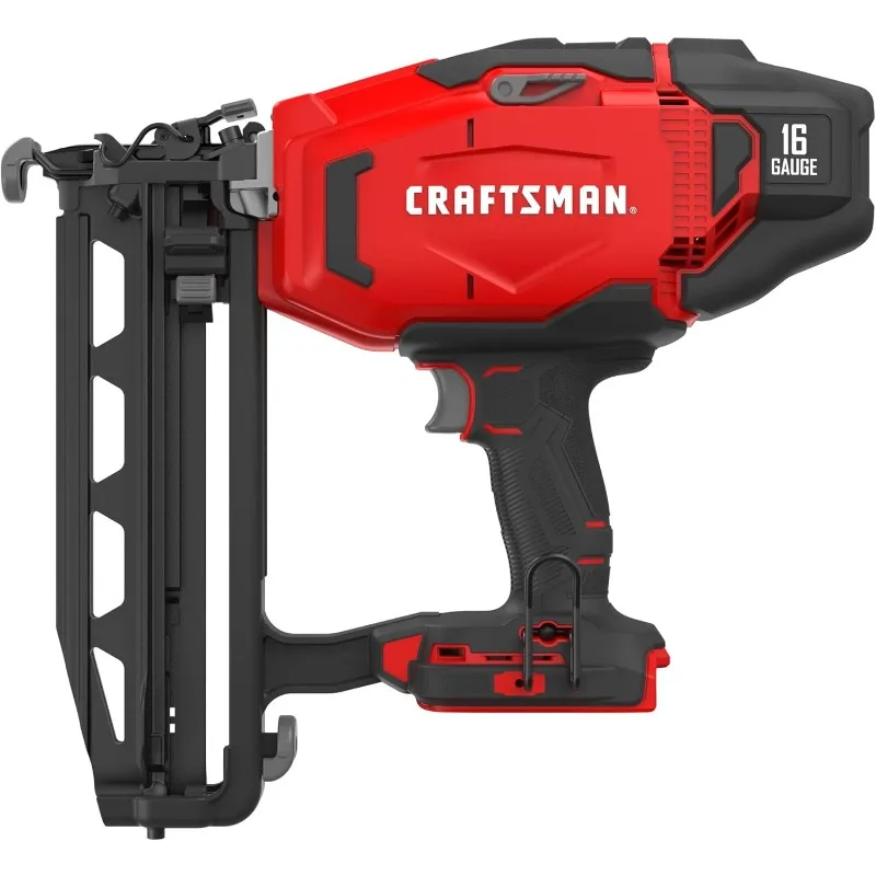 

Аккумуляторный гвоздезабивной гвоздезабиватель CRAFTSMAN V20, калибр 16, только голый инструмент (CMCN616B)