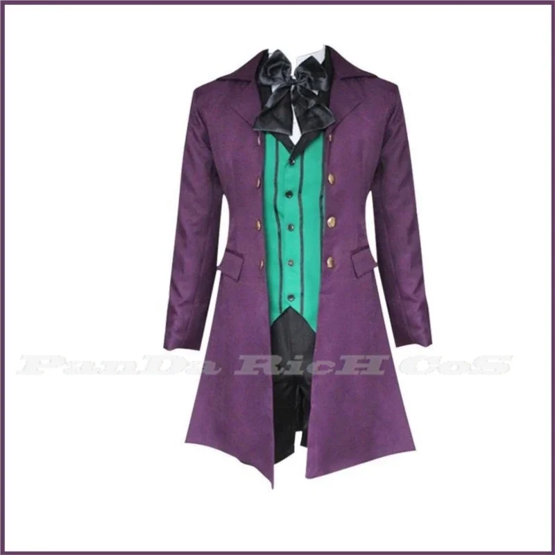 Anime Black Butler Alois Trancy Cosplay Costume Alois Trancy Wig Tailcoat Vest Full Set Uniform Adult Man Hallowen Carnival Suit