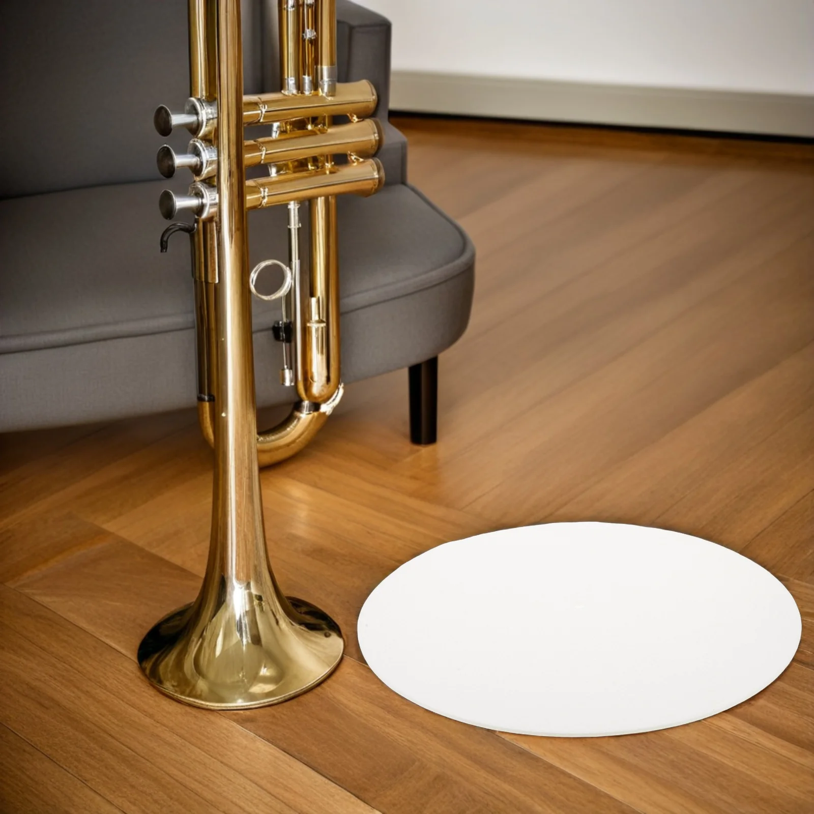 

4pcs 12 Inch White Felt Turntable Platter Mat Vinyl Record Player Anti-Vibration Anti-Static Slipmat Record Player Accessories