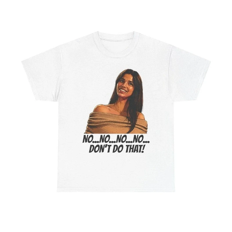 Obsession Nikki No No No Don’t Do That Horror Quote Graphic T-Shirt Short Sleeve T-shirts for Summer Unisex All-Season