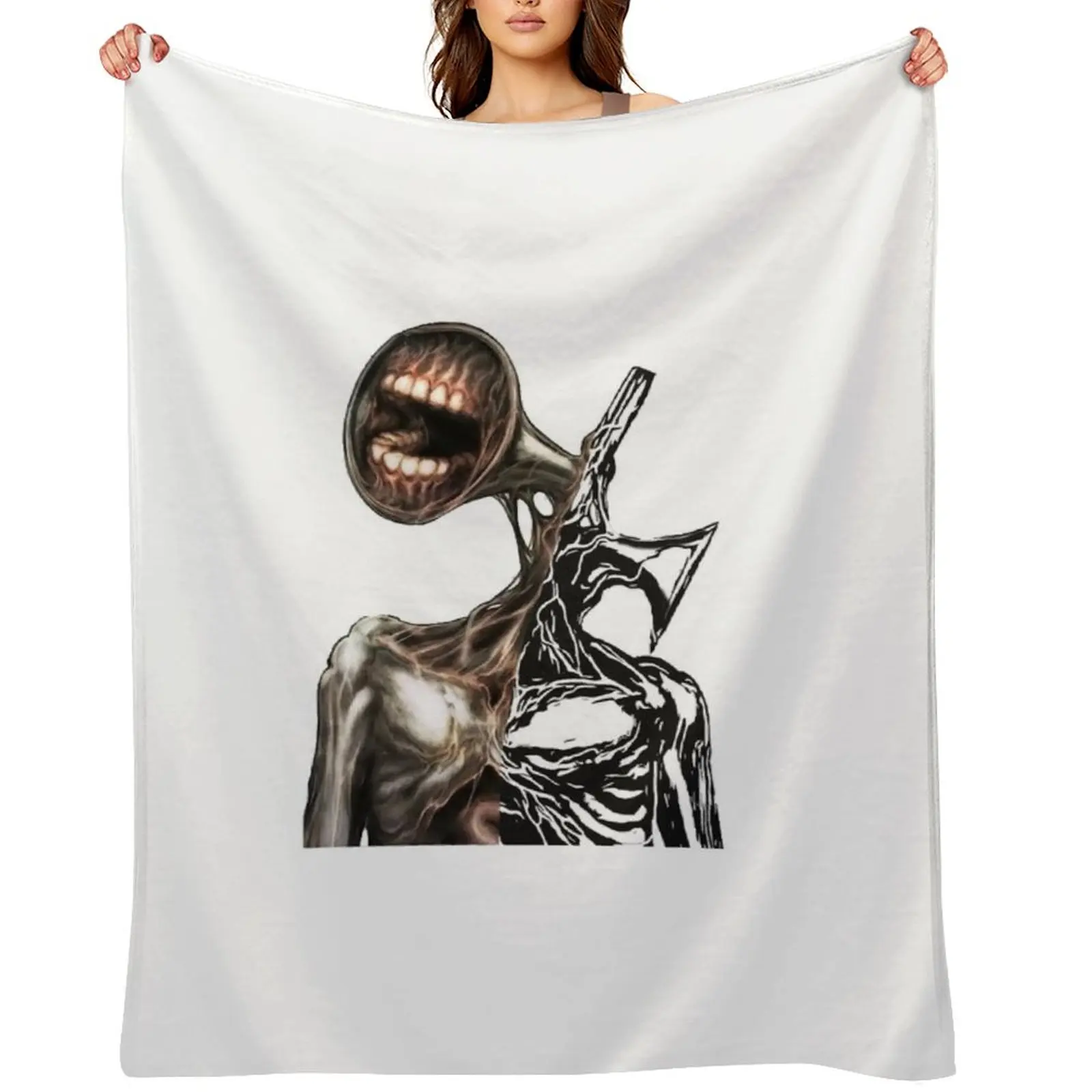 

siren head creepypasta creature Throw Blanket For Decorative Sofa Blankets For Sofas Sofa Throw For Sofa Thin Blankets