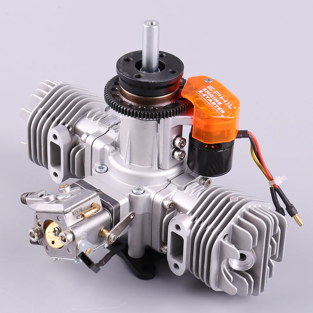 EPHIL Power X-40cc-T Pro Model Aircraft Gasoline Engine Electric Starter Twin Cylinder Two Stroke