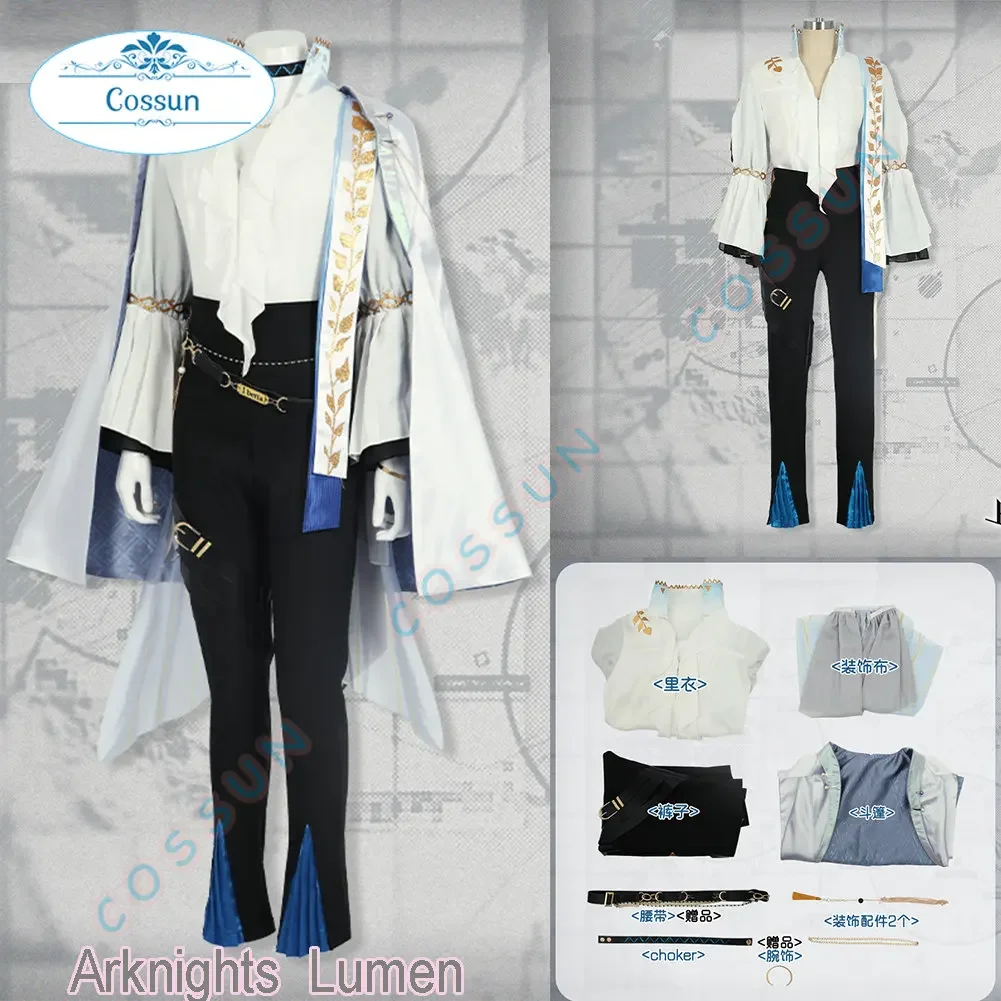 [Customized] Game Arknights 2023 Phonological Synesthesia Lumen Cosplay Costume Uniforms Role Play Clothing Anime Cosplay