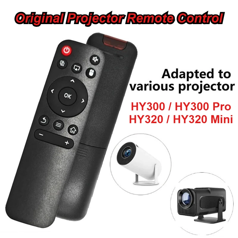 1pc /10pcs Set Universal Remote Control Replacement For Original HY300 HY300PRO HY320 HY320mini Projector Controller Accessories