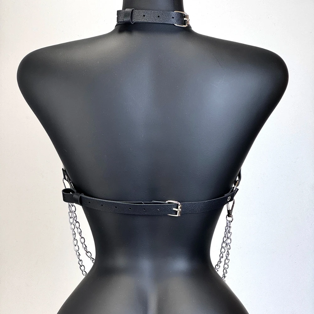 Reggiseno a Gabbia in Pelle PU - Body Jewelry Goth recensione e prezzo