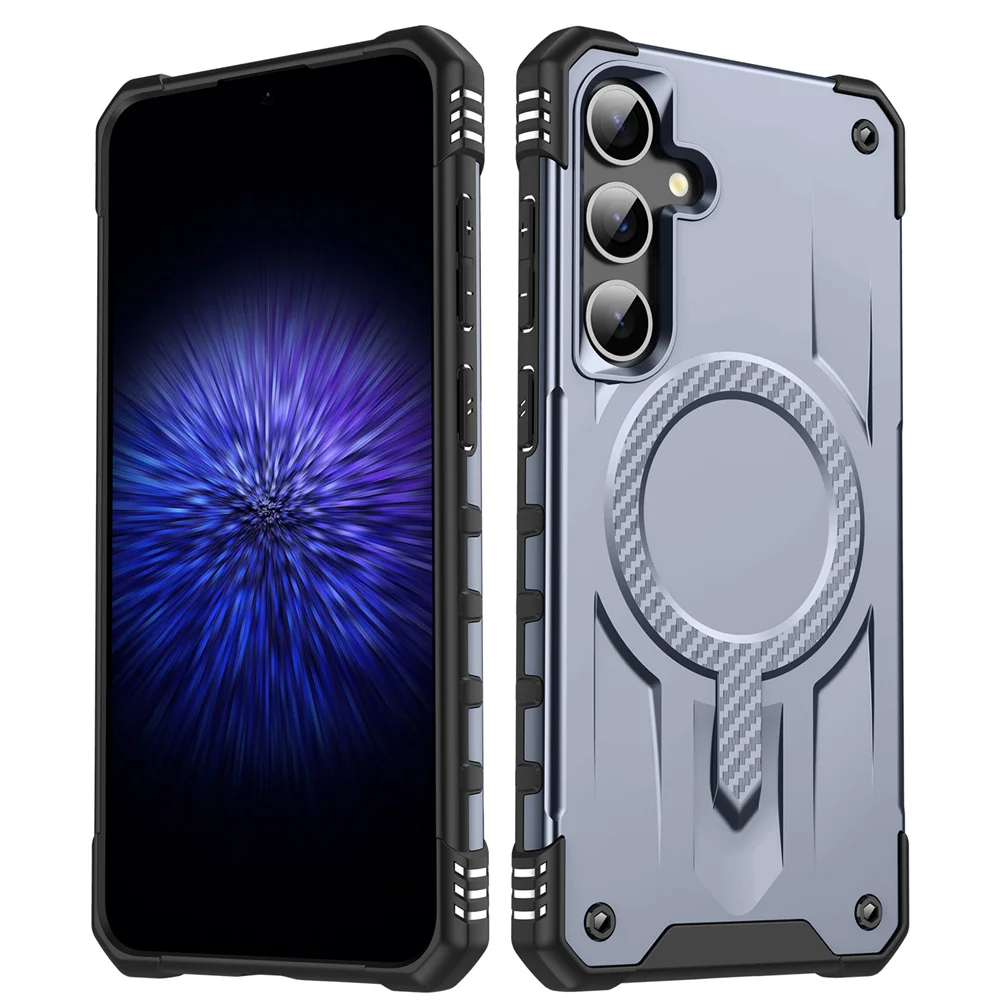 Magnetische Stoßstange Fall Für Samsung Galaxy S25 S24 S23 Plus Ultra FE A56 A36 A55 A16 A35 A26 A74 A54 Stoßfest Für Magsafe Abdeckung