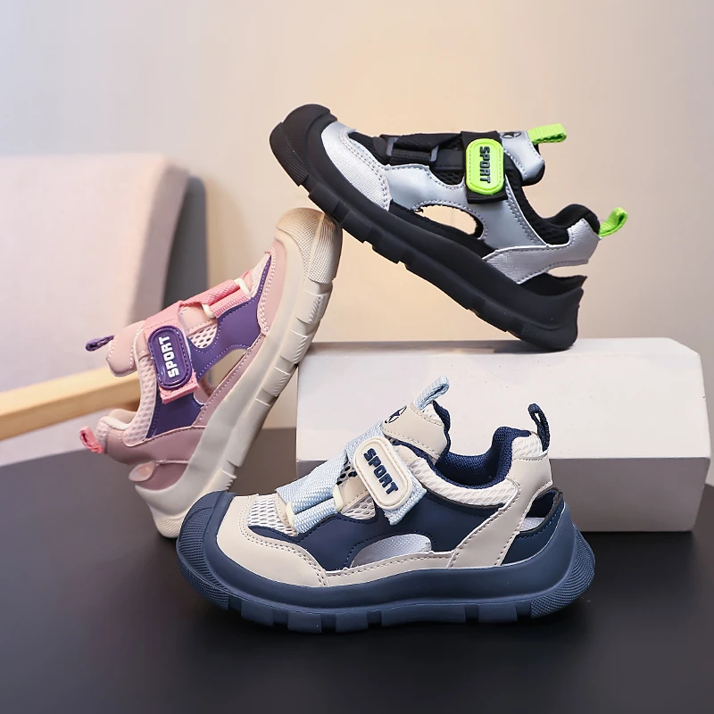2026 Spring Summer New Children's Shoes Breathable Sports Shoes Outdoor Sports Shoes Boys and Girls Quick Drying Sports Shoes