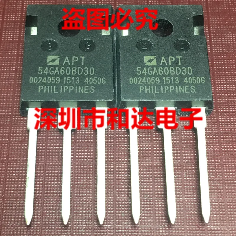 10PCS/Lot APT54GA60BD30  MOS TO-247 600V 54A Imported Original New And In Stock 100%Test