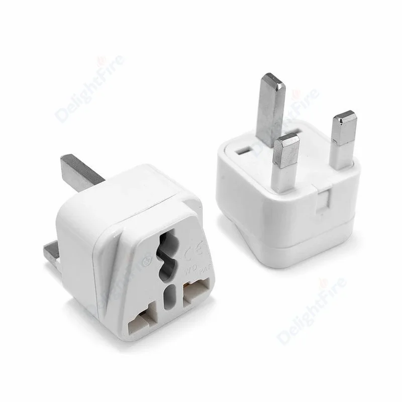 UK Plug Adapter Universal 250V 13A US AU EU To UK Ireland Singapore Power Converter Plug Adaptor AC Outlet Electrical Socket