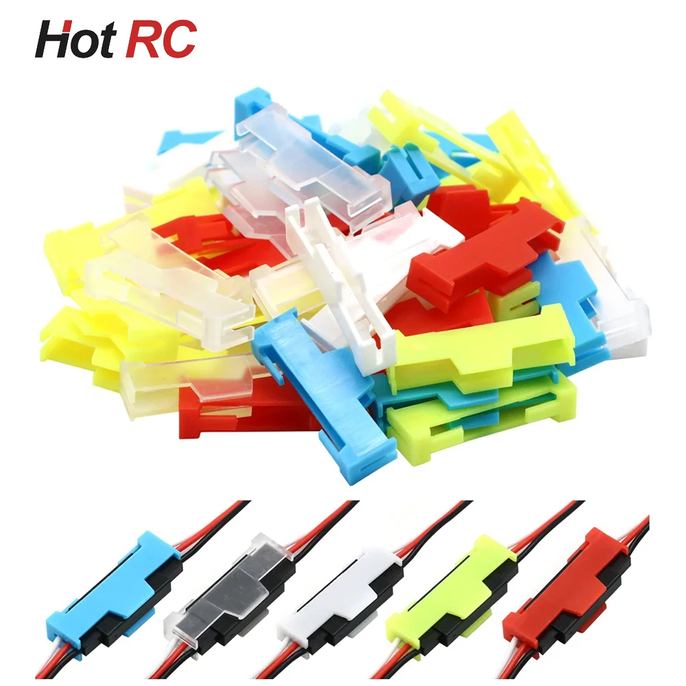 5/10/20pcs Servo Extension Cable Buckle Clip Plastic Servos Cord Fastener Jointer Plugs Fixing Holder for DIY RC Airplane Parts