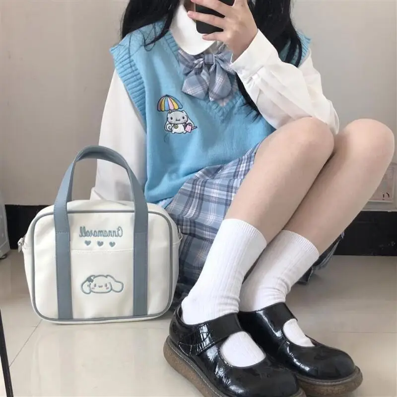 

Sanrios Autumn Vest My Melody Cartoon Vest Sweet Student College Style Loose Print Hot Selling Soft Fashion Gift for Girlfriend