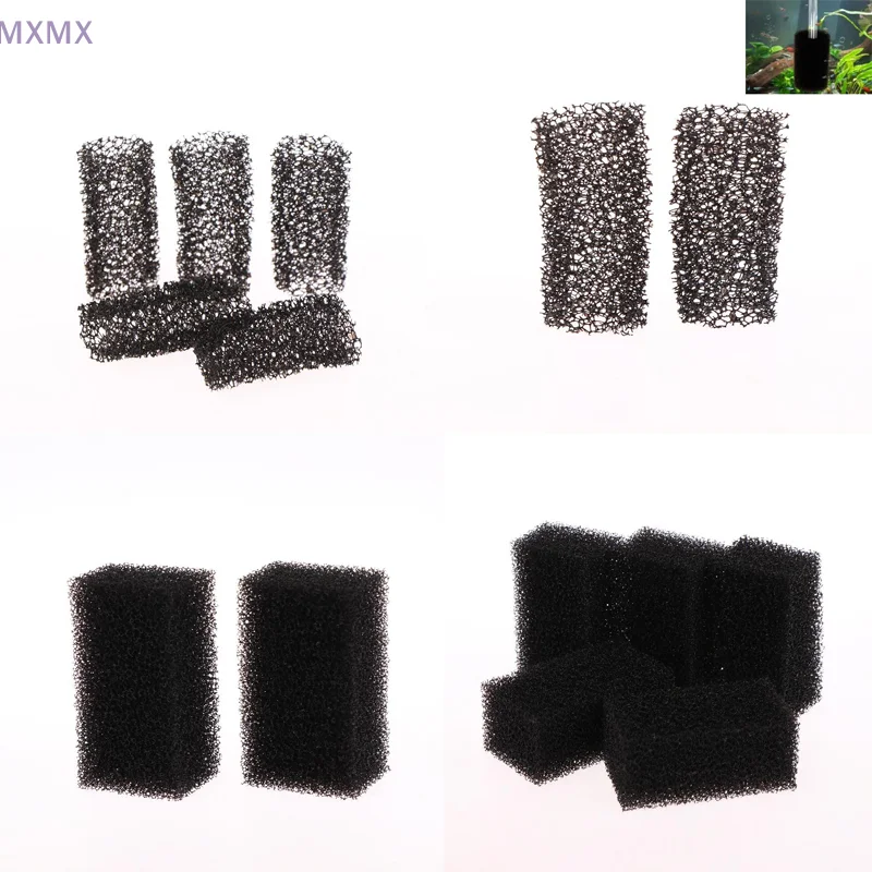 

{MX} 2/5Pcs Aquarium Filter Sponges For Fish Tank Air Pump Skimmer Biochemical Sponge Aquarium Accessories