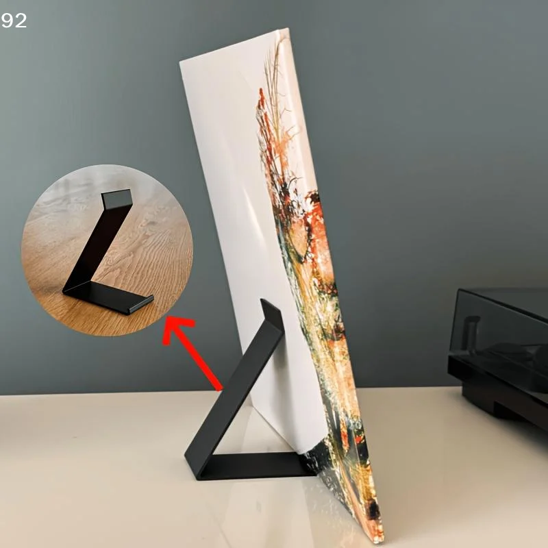 1/3Pcs New Desktop Vinyl Record Stand Record Player Holder Minimalist Display Rack Ideal For Office And Home Living Room Displa