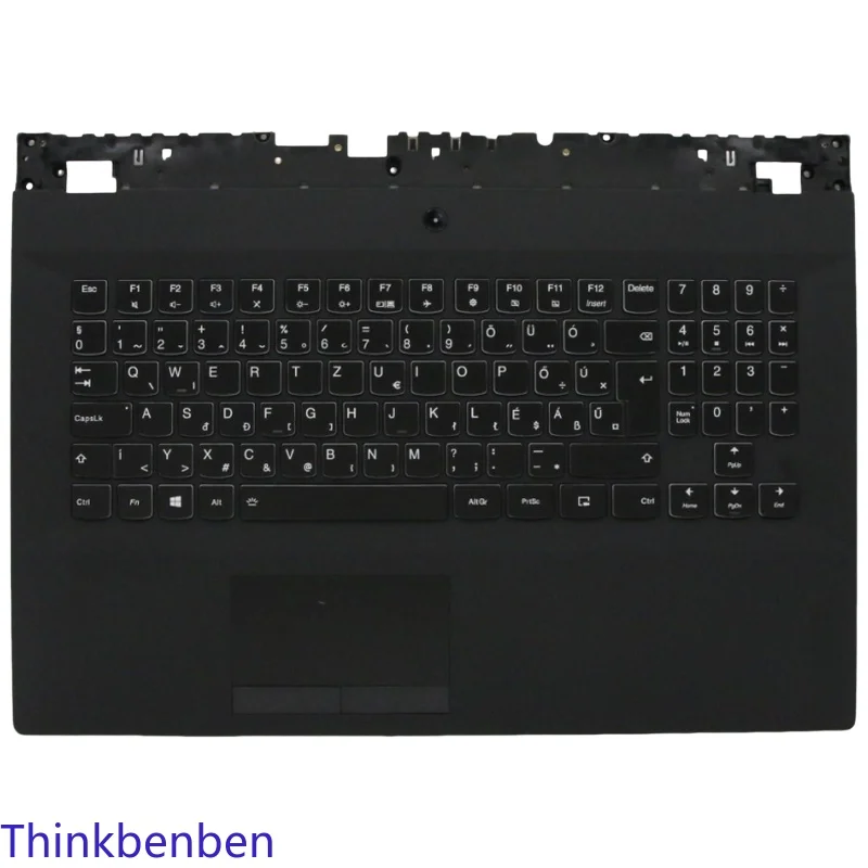 HU Hungarian Black Keyboard Upper Case Palmrest Shell Cover For Lenovo Legion Y540 17 17IRH PG0 5CB0U42932
