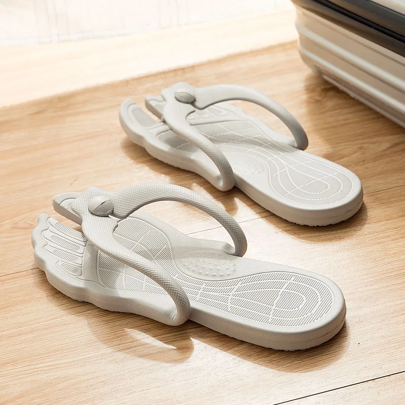 Женские складные тапочки, мужские портативные шлепанцы для деловых поездок, путешествий, шлепанцы, легкие домашние сандалии, пляжная уличная обувь