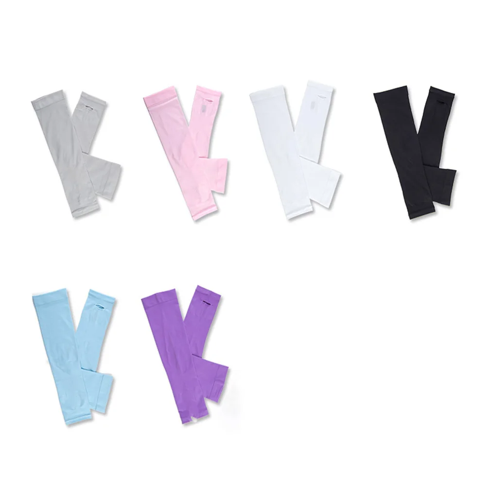 

Uv Protection Sleeves Anti-Skid Breathable Elastic Sunscreen Arm Covers For Outdoor Sports Unisex Green