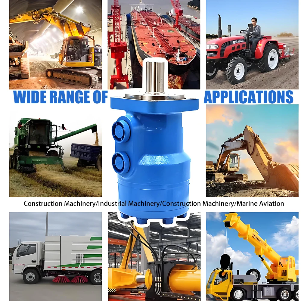 มอเตอร์ไฮดรอลิก BMR - มอเตอร์ไฮดรอลิกแบบออร์บิทัล BMR 50/160/200 มอเตอร์ไฮดรอลิกประสิทธิภาพสูงสำหรับงานหนักและอุปกรณ์ก่อสร้าง