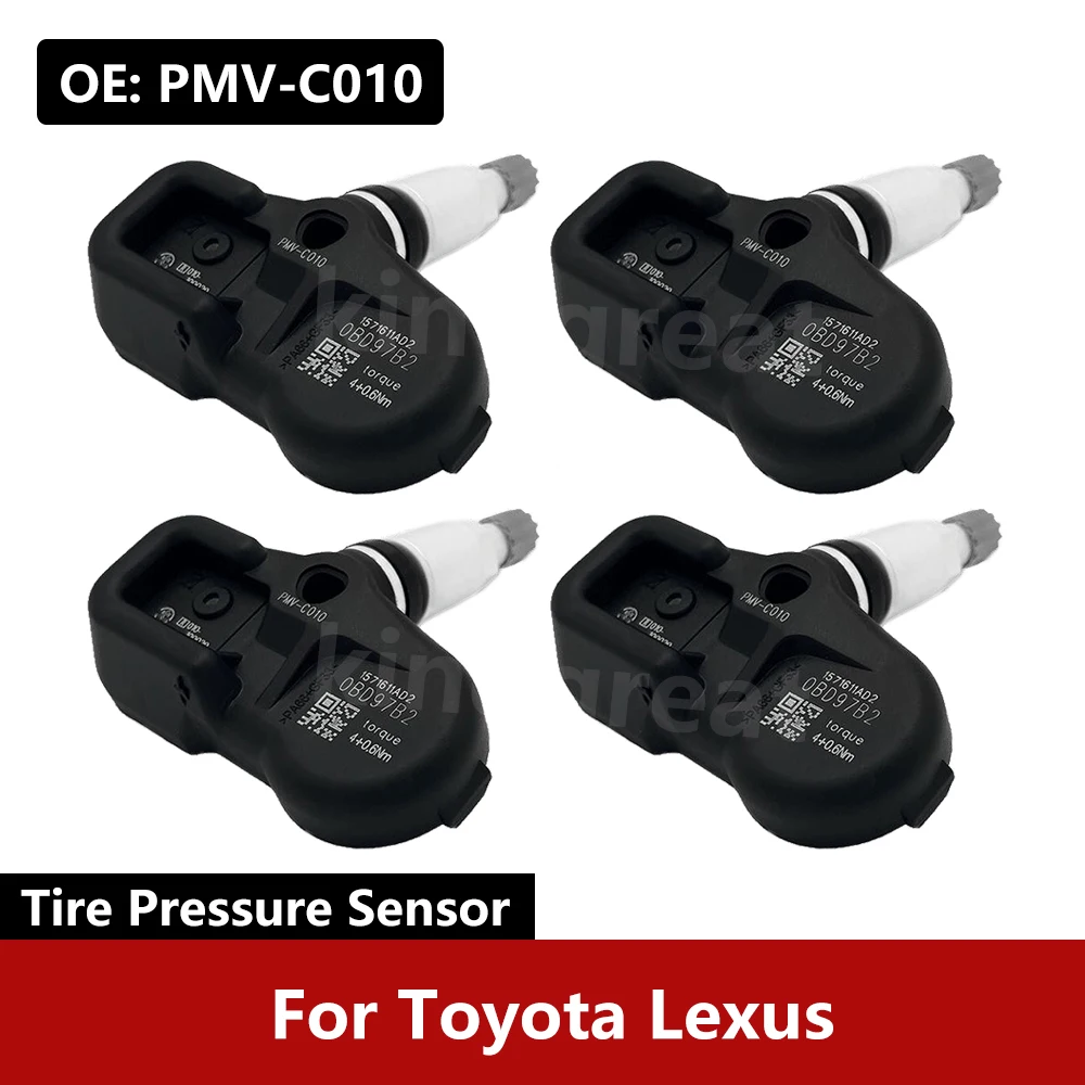 

4PCS/Lot For Toyota Lexus TPMS Car Tire Pressure Monitor System Sensor PMV-C010 42607-30060