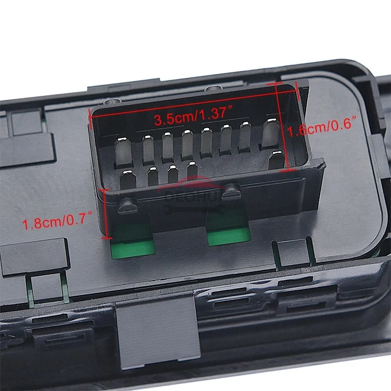 6554QC مفتاح التحكم في نافذة السيارة الكهربائية لبيجو 207 سيتروين C3 بيكاسو 2007-2014 منظم زر الرفع 6554.QC #4