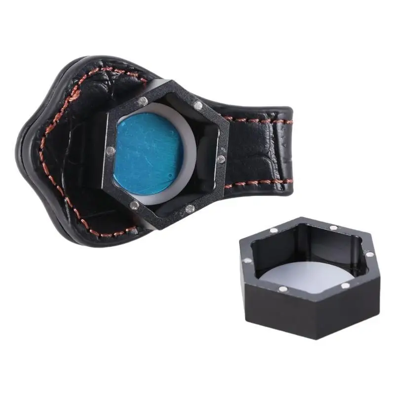 

652F Leather Chalk Bag with Belt Clip Chalk Holder for Pool Billiard Snooker