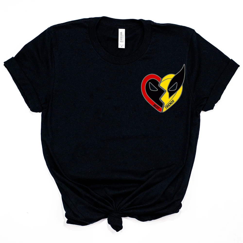 Dead Poo and Wolverine Movie 2024 Shirt Funny Best Friends Logan and Wade Bestie Couple Tee Cool Superhero Tshirt MCU Fans Gift