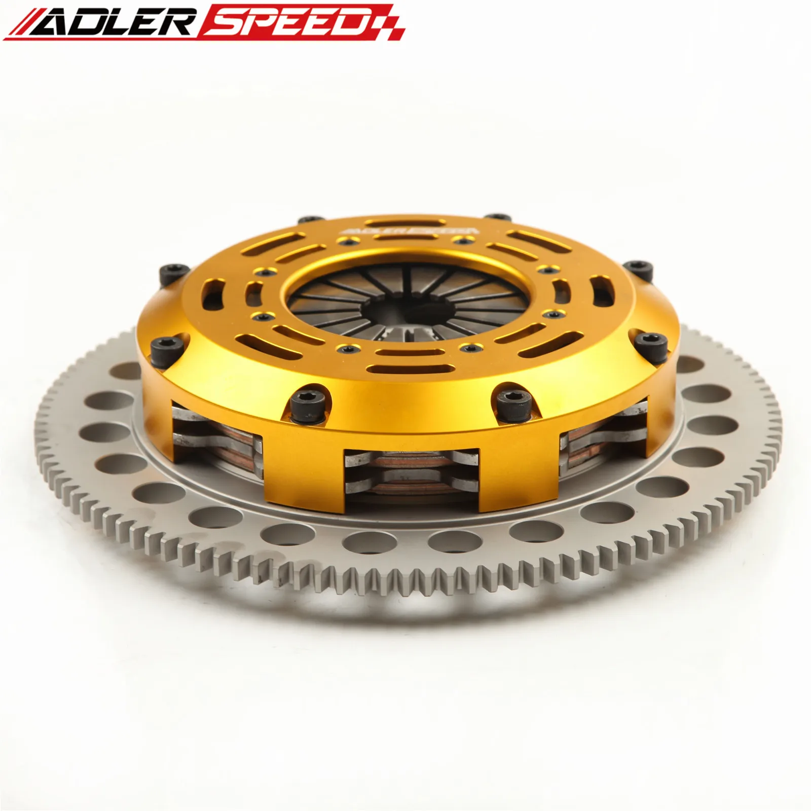 

ADLERSPEED RACING CLUTCH TWIN DISC + FLYWHEEL KIT FOR Toyota 4Runner; Celica ST; GT; GTS ; Pickup 2.2L 2.4L SOHC 4cyl